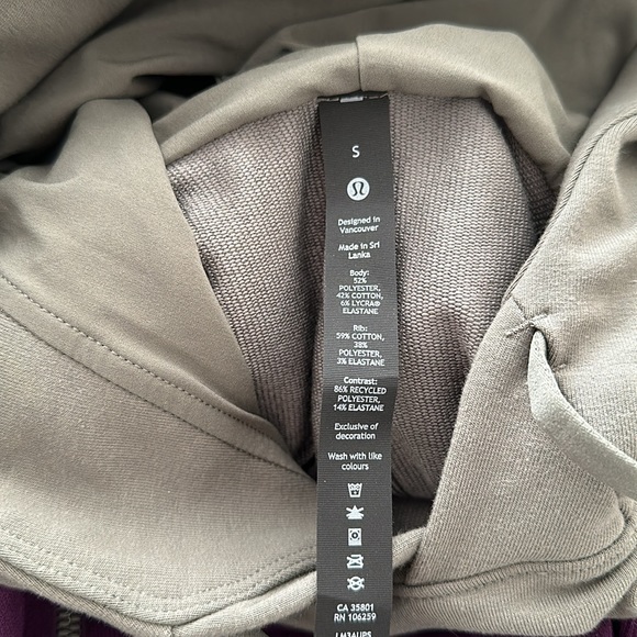 LULULEMON Hawaii Islands CITY SWEAT PULLOVER HOODIE Grey Sage Man Woman S 🩶💚 - Picture 7 of 8